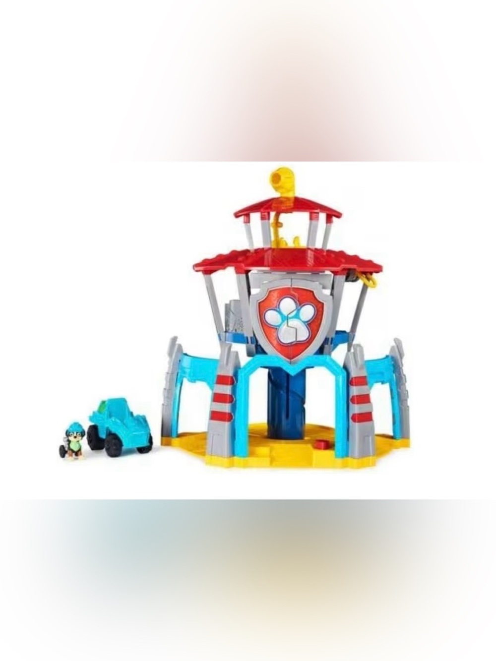 Paw Patrol Inspired Rescue Tower Playset - Blue & Red